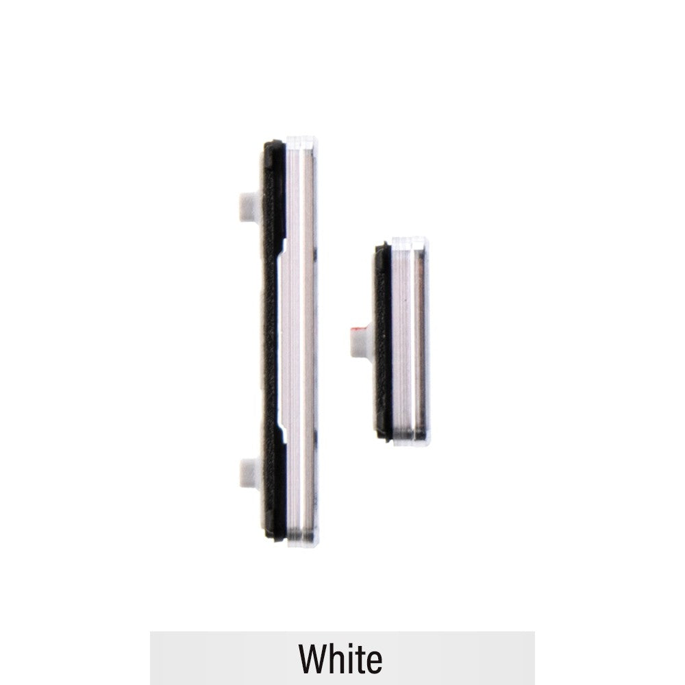 Power & Volume Button Set for Samsung Galaxy S22 5G S901B / S22 Plus 5G S906B-White Power & Volume Button Set for Samsung Galaxy S22 5G S901B / S22 Plus 5G S906B-White